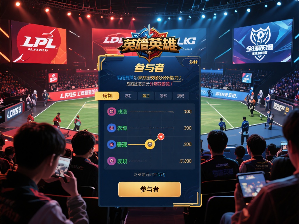 英雄联盟的电竞赛事，如LPL、LCK以及全球总决赛