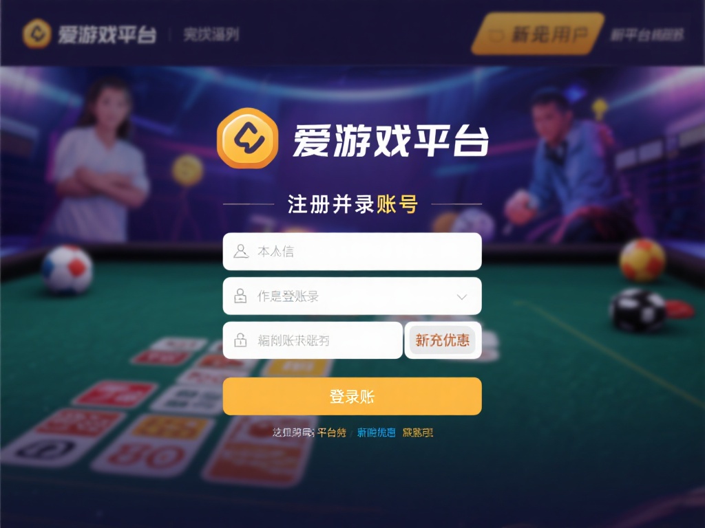 注册并登录账号
首先，你需要在爱游戏平台完成注册